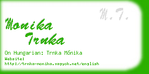 monika trnka business card
