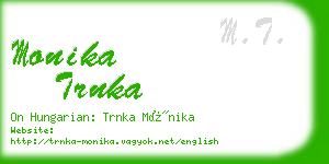 monika trnka business card